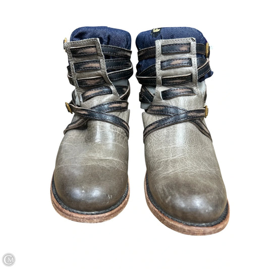 Boots Leather By Freebird In Taupe, Size: 7