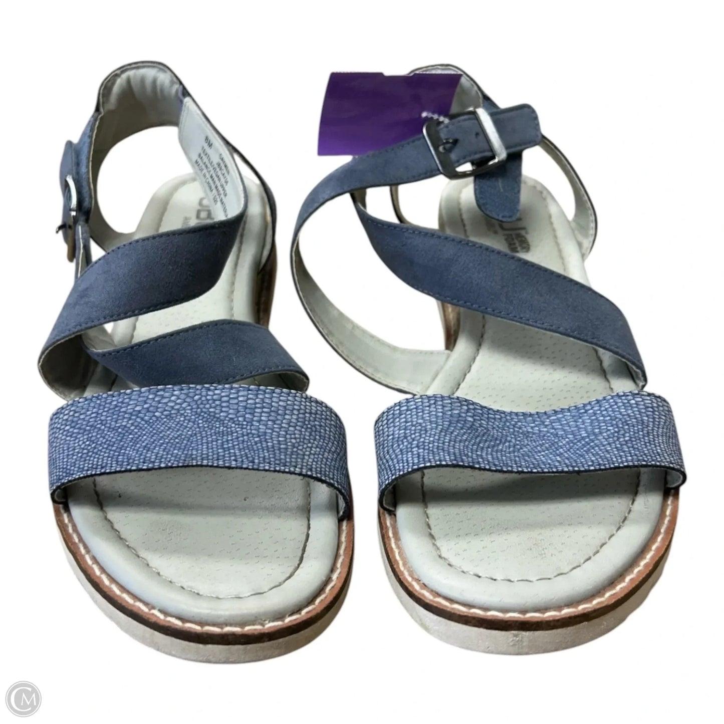Sandals Flats By Jbu By Jambu In Blue, Size: 8