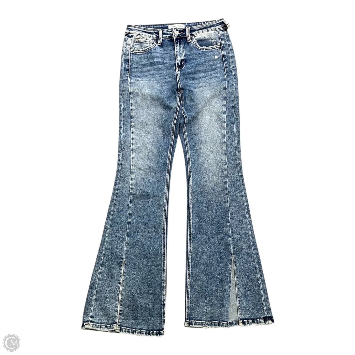 Jeans Flared By Flying Monkey In Blue Denim, Size: 8