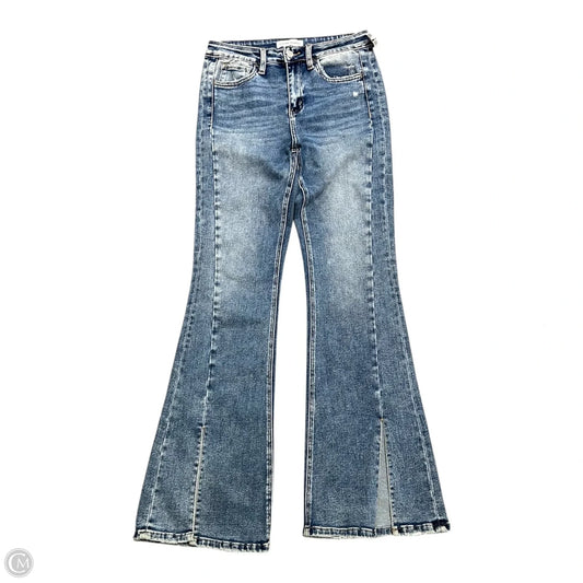 Jeans Flared By Flying Monkey In Blue Denim, Size: 8