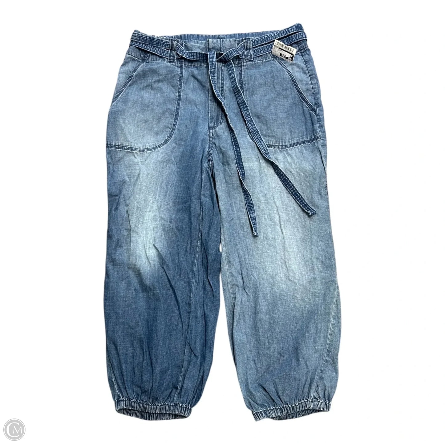 Pants Joggers By Pilcro In Blue Denim, Size: M