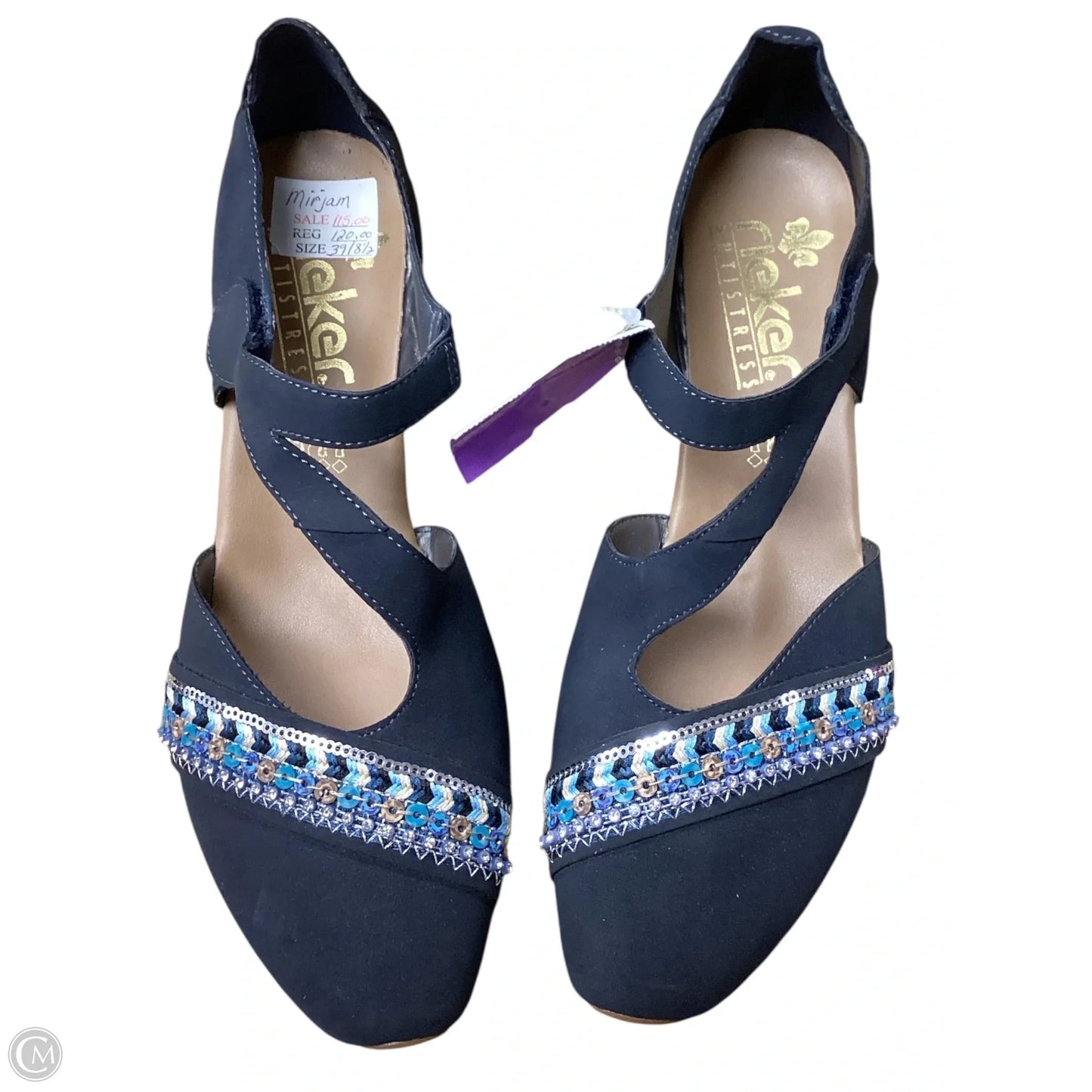 Shoes Flats By Riekers In Navy, Size: 8.5