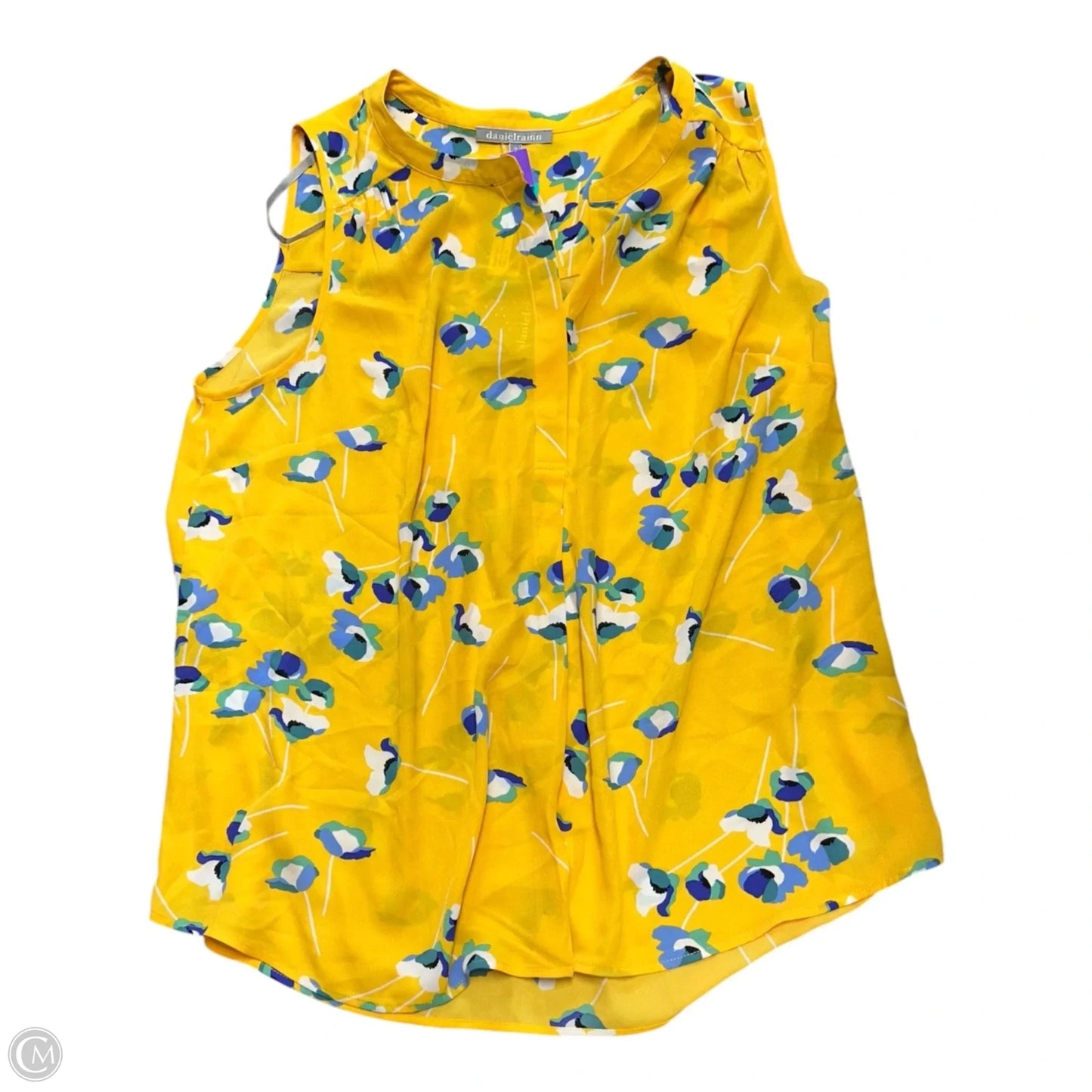 Top Sleeveless By Daniel Rainn In Floral Print, Size: 1x