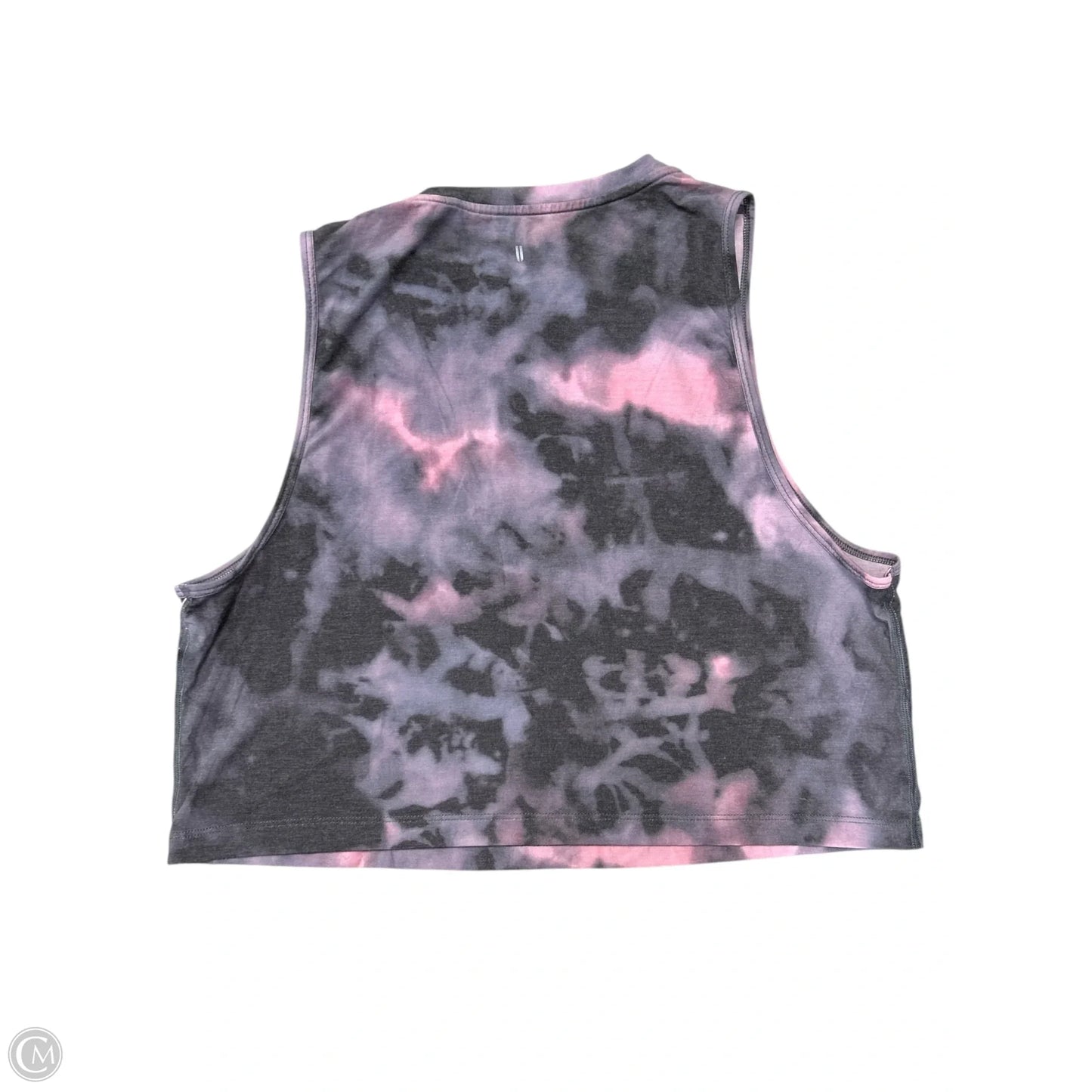 Athletic Tank Top By Nobull In Grey & Pink, Size: L