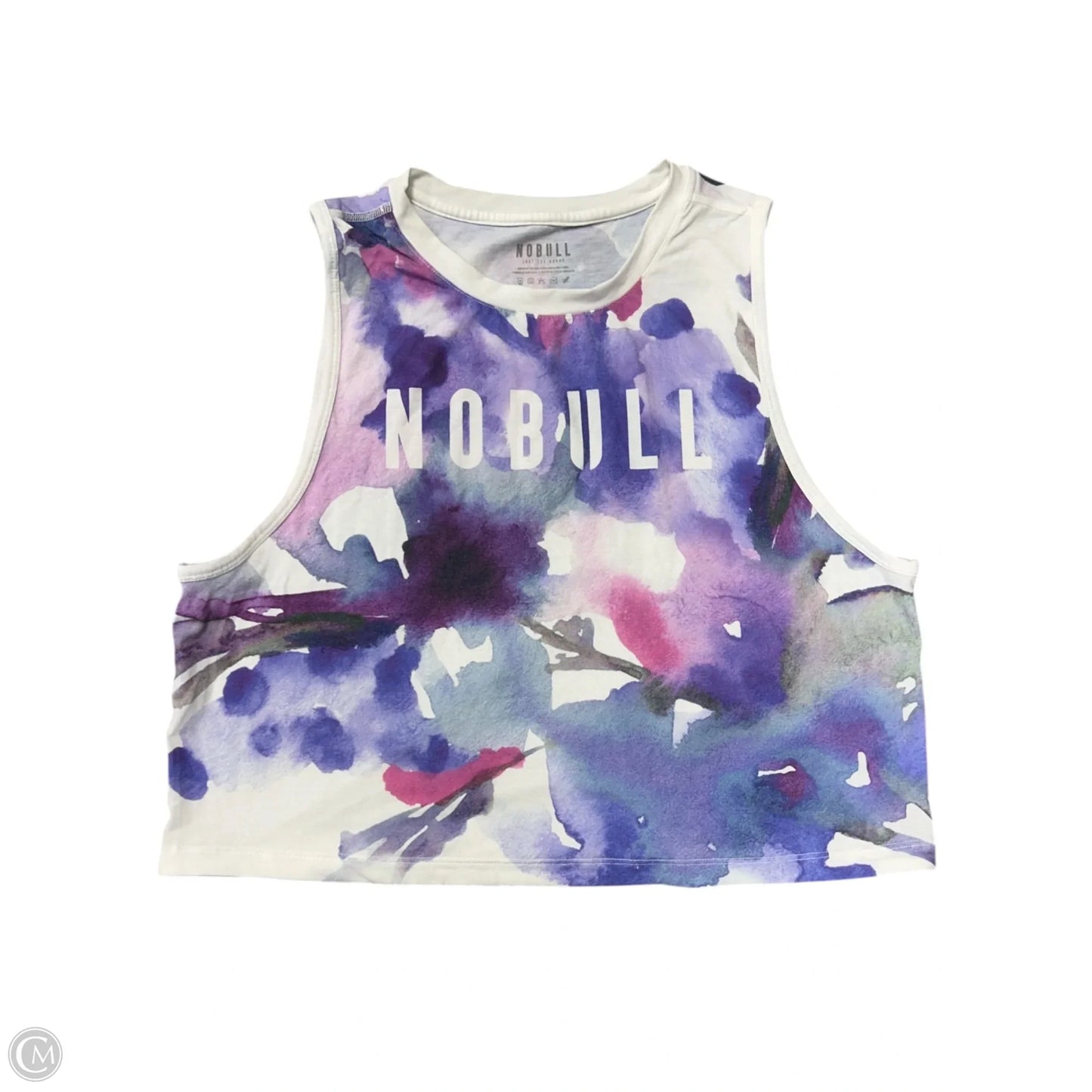 Athletic Tank Top By Nobull In Tie Dye Print, Size: L