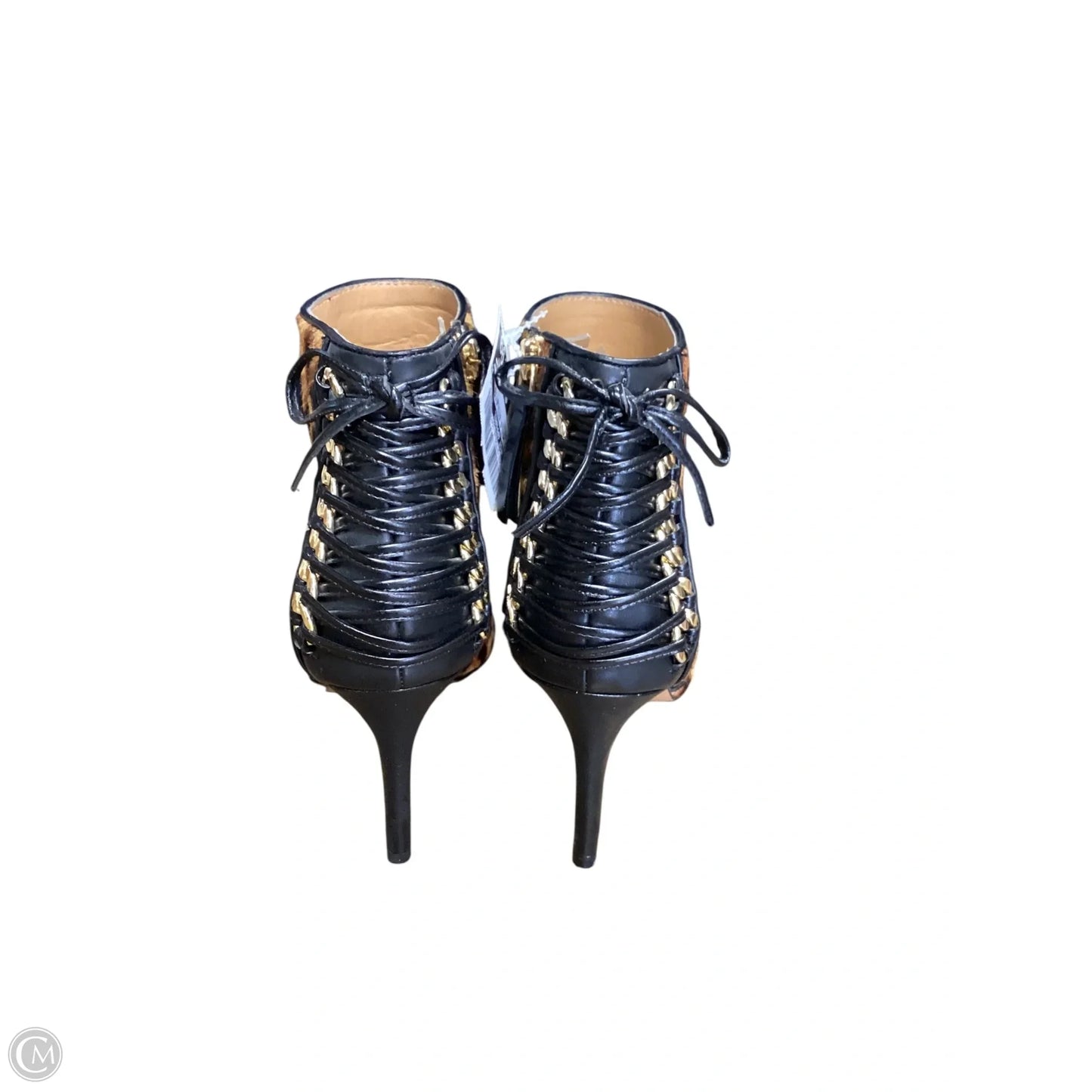 Sandals Heels Stiletto By Nine West Apparel In Leopard Print, Size: 6