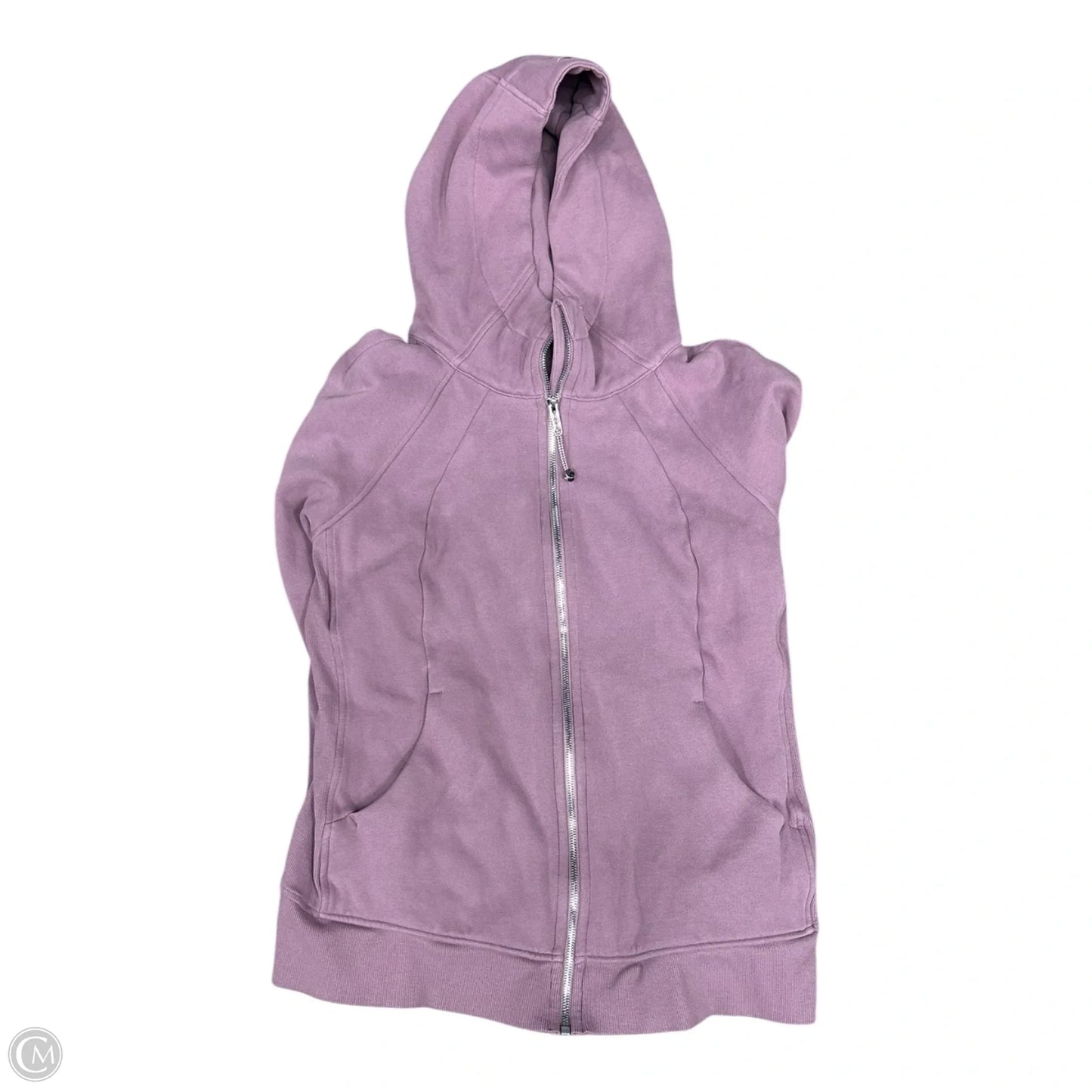 Athletic Sweatshirt Hoodie By Lululemon In Purple, Size: 14