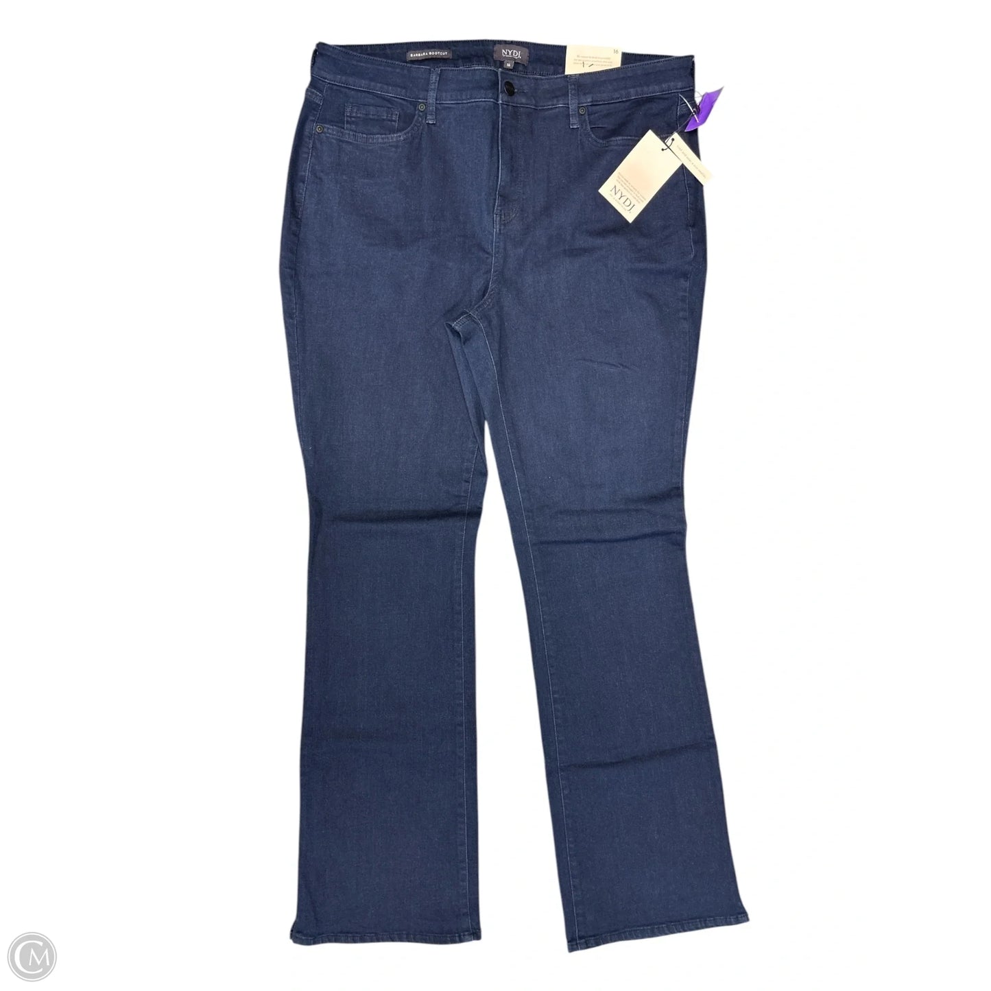 Jeans Boot Cut By Not Your Daughters Jeans In Blue Denim, Size: 16