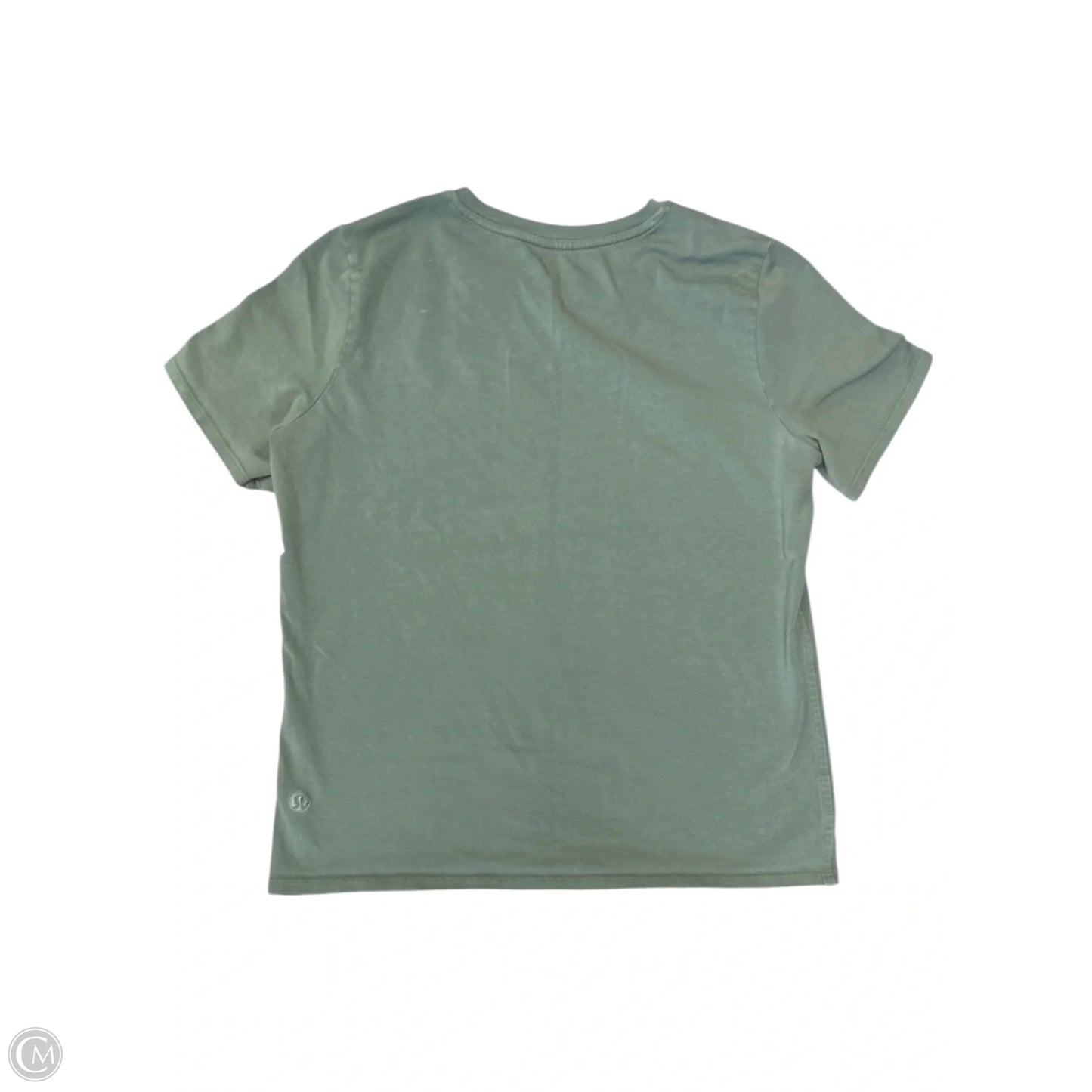 Top Short Sleeve By Lululemon In Green, Size: 4