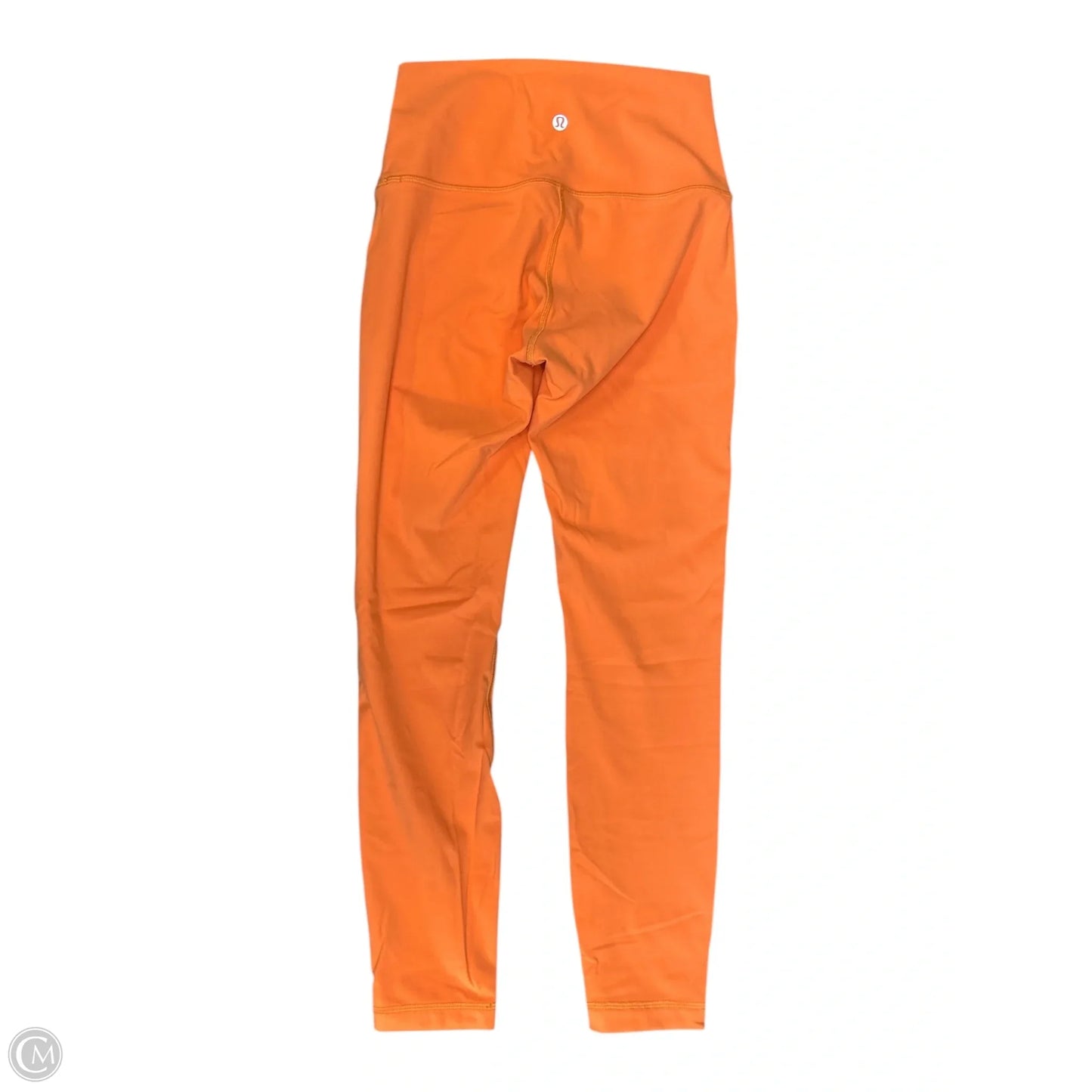Athletic Leggings By Lululemon In Orange, Size: 4