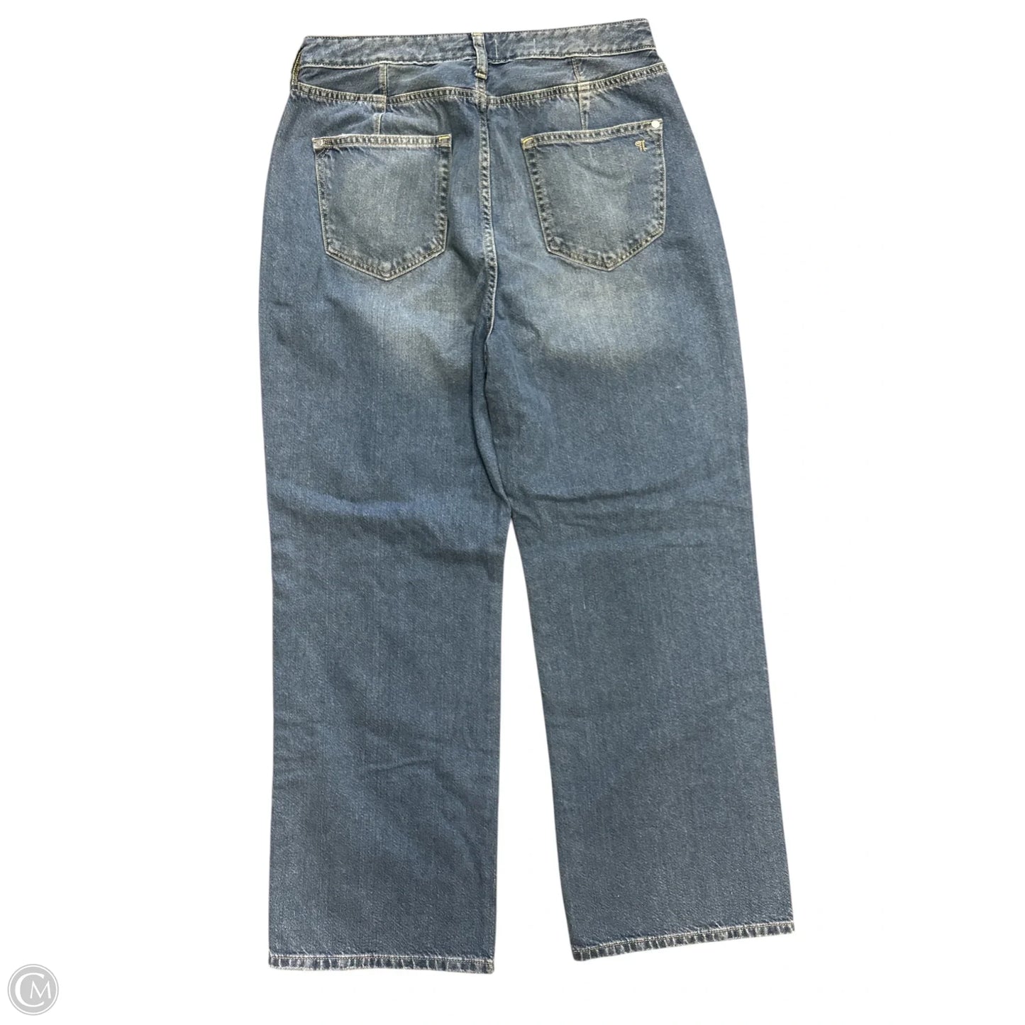 Jeans Wide Leg By Pilcro In Blue Denim, Size: 14