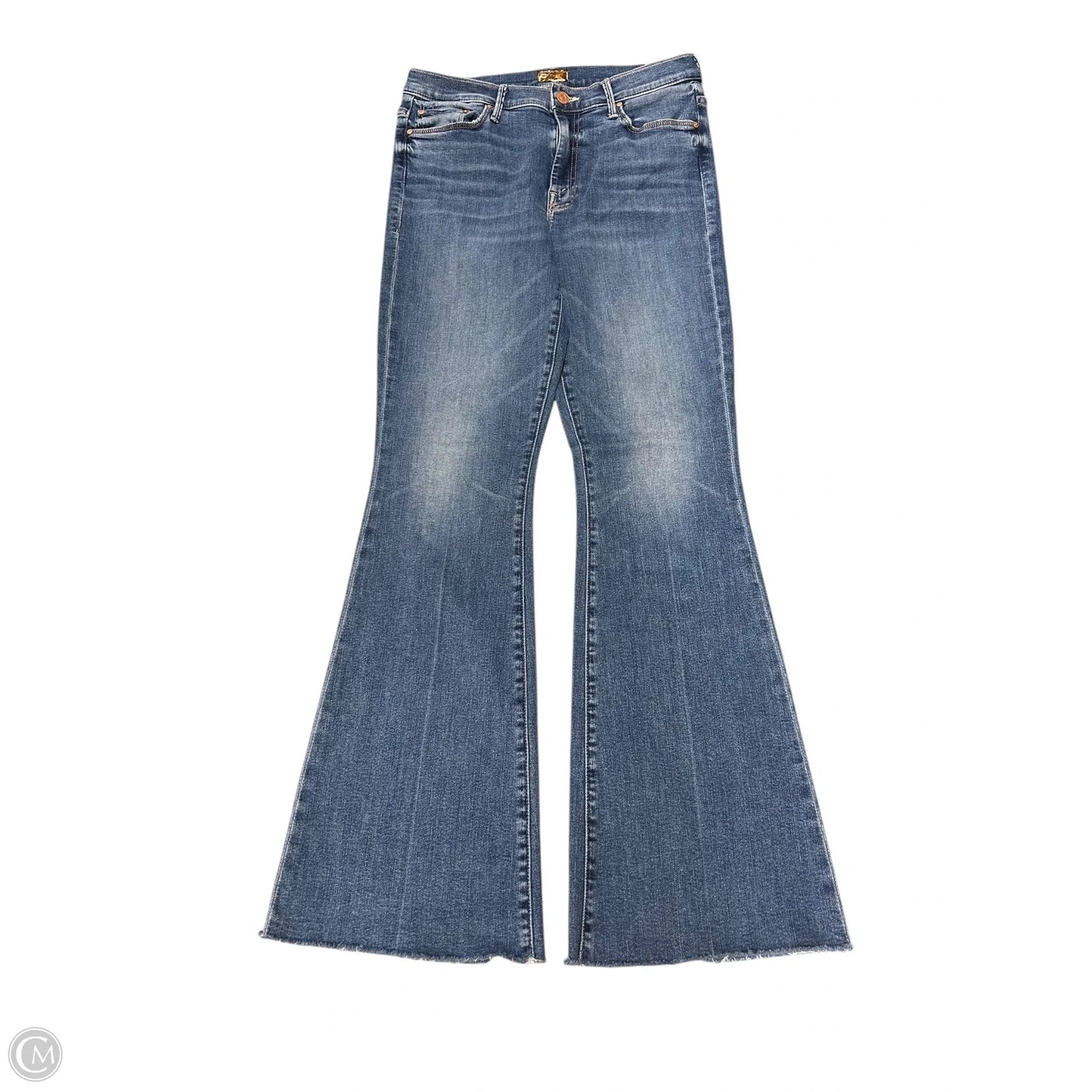 Jeans Boot Cut By Mother In Blue Denim, Size: 8