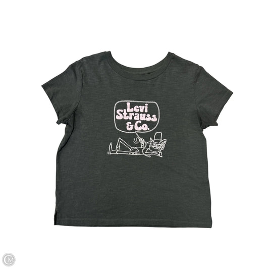 Top Short Sleeve By Levis In Black, Size: S