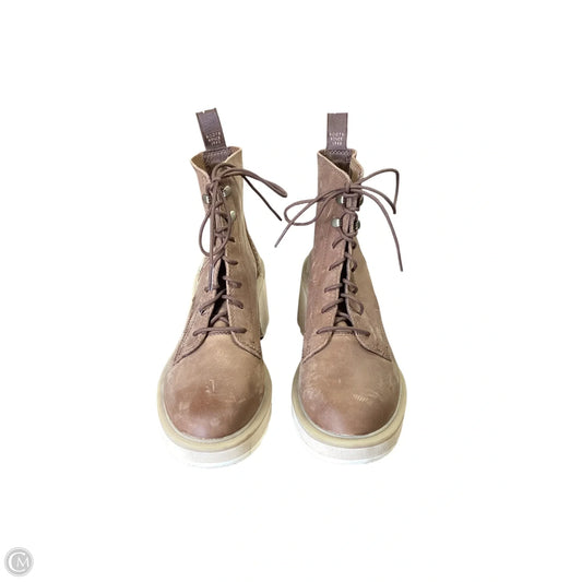 Boots Ankle Heels By Sorel In Brown, Size: 7