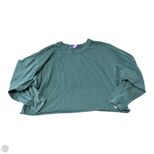 Top Long Sleeve By Free People In Green, Size: L