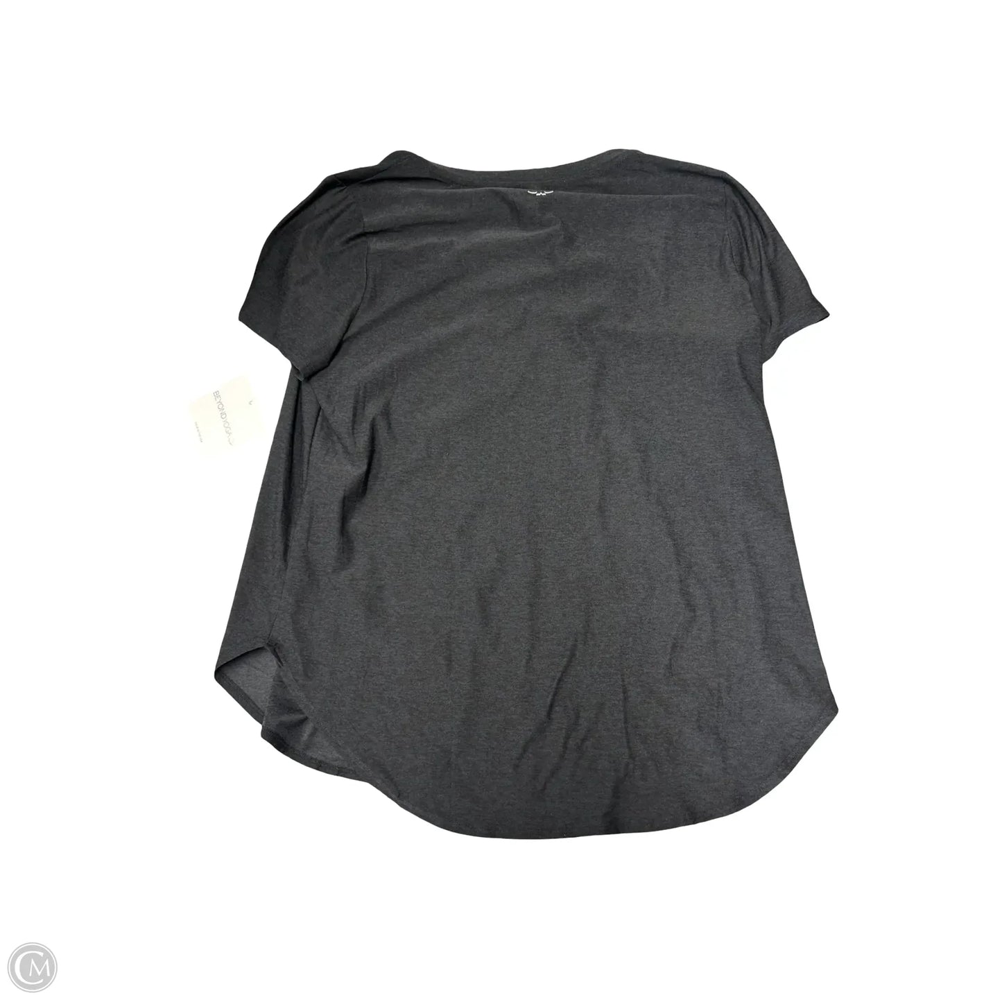 Athletic Top Short Sleeve By Beyond Yoga In Black, Size: L