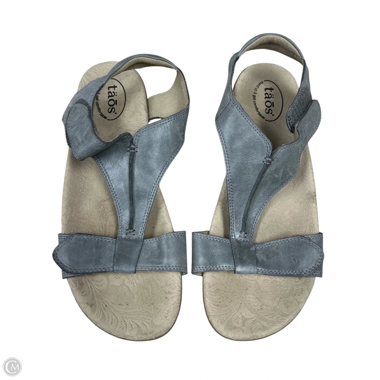 Sandals Flats By Taos In Grey, Size: 11
