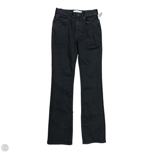 Jeans Straight By Cabi In Black Denim, Size: 0