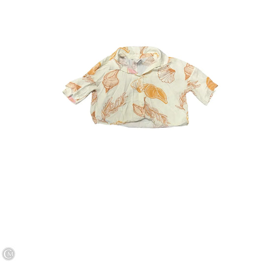 Blouse Short Sleeve By Illa Illa In Multi-colored, Size: M