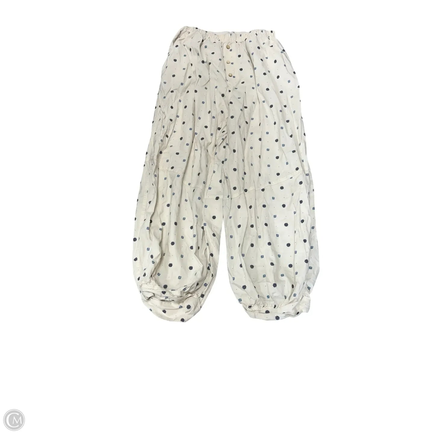 Pants Joggers By Free People In Blue & Cream, Size: Xs