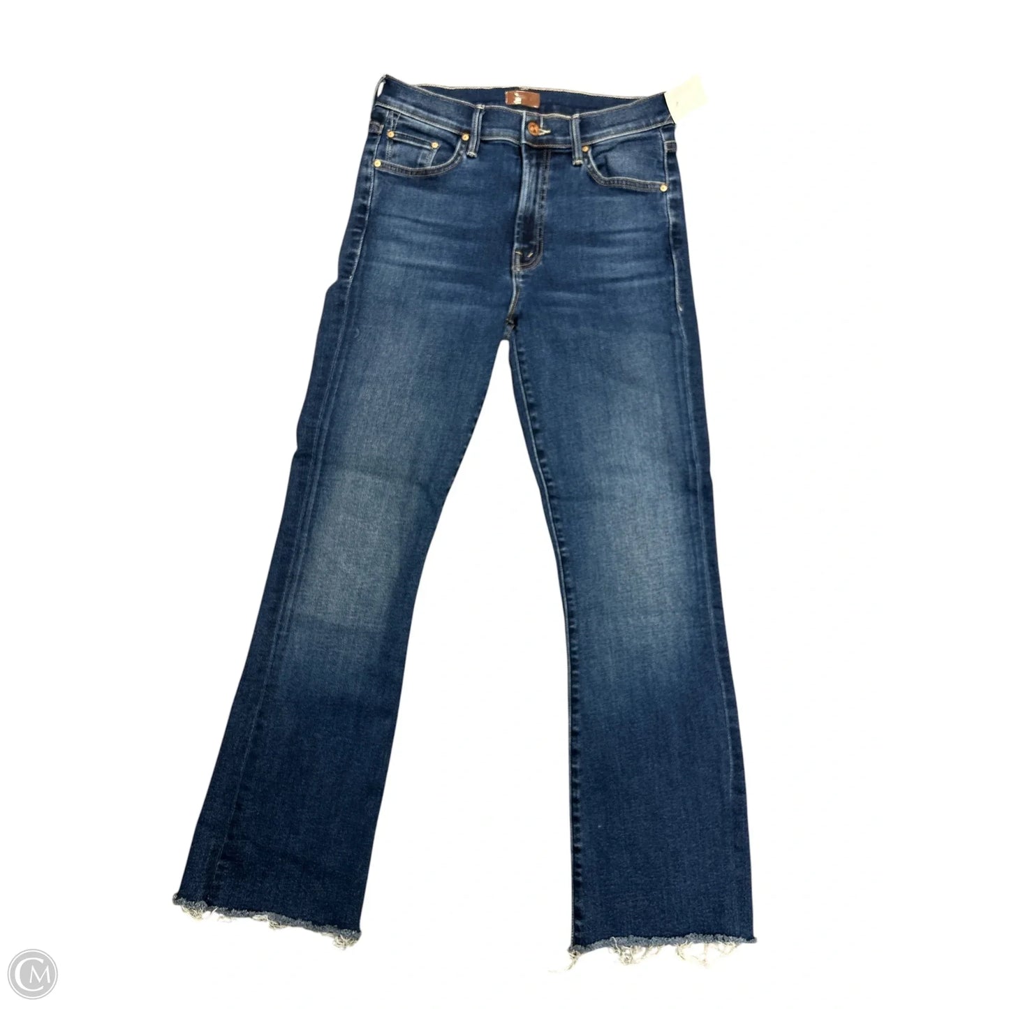 Jeans Straight By Mother In Blue Denim, Size: 2