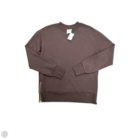 Sweatshirt Crewneck By Varley In Brown, Size: XS