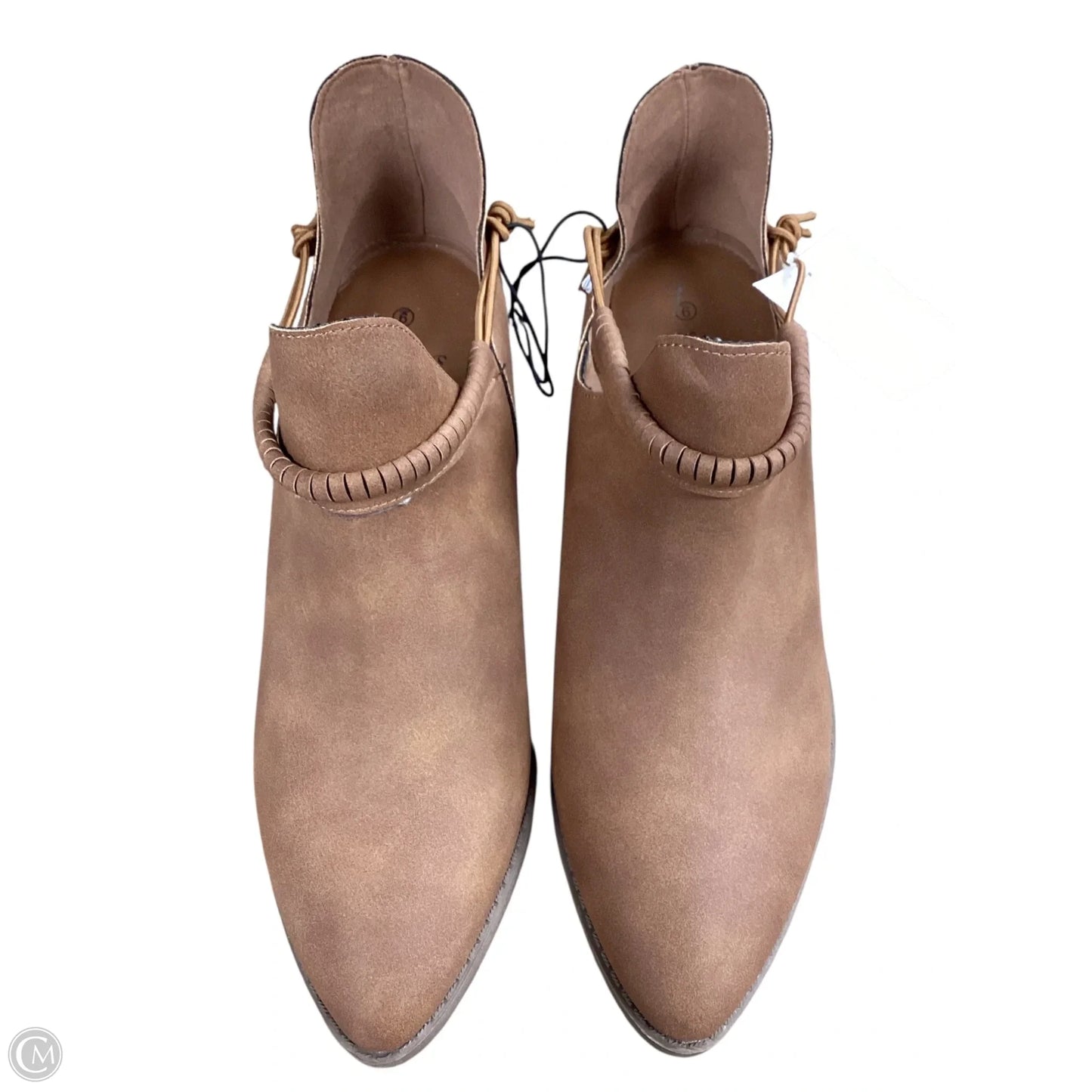 Boots Ankle Flats By Cme In Brown, Size: 9
