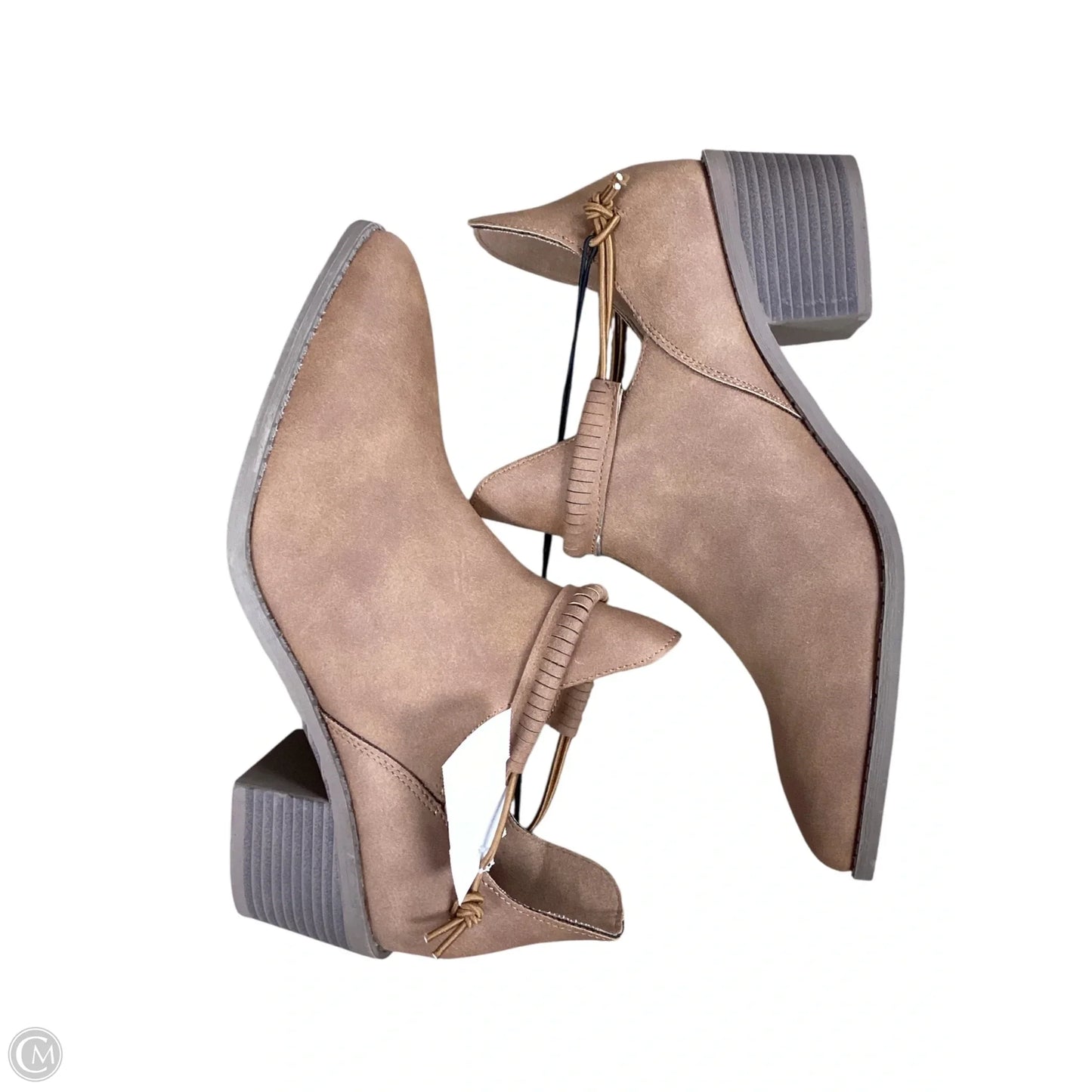 Boots Ankle Flats By Cme In Brown, Size: 9