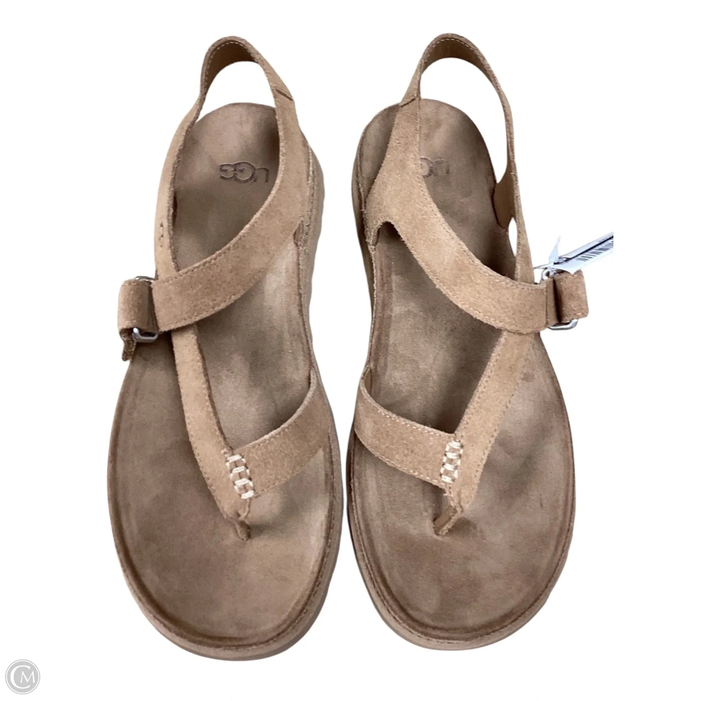 Sandals Designer By Ugg In Brown, Size: 8.5