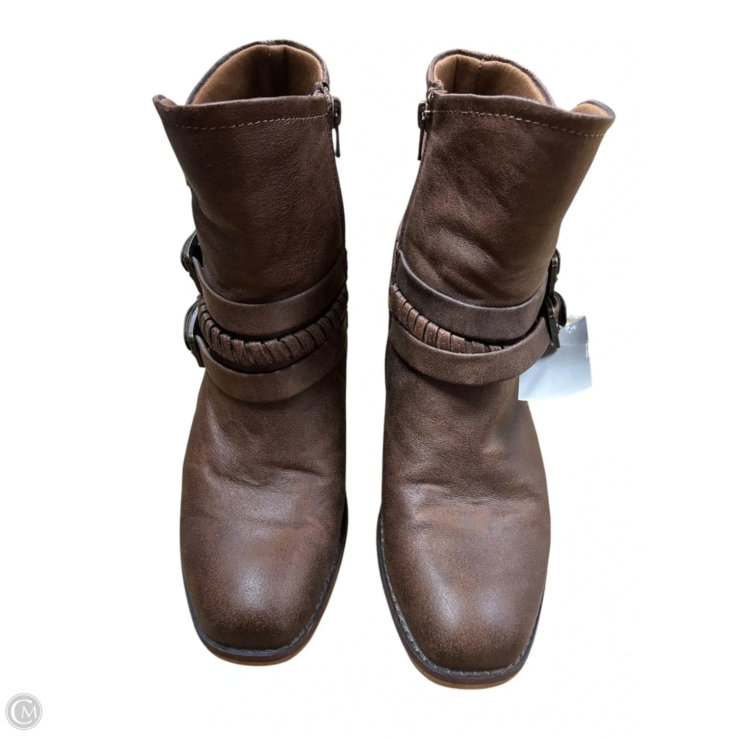 Boots Ankle Flats By Bare Traps In Brown, Size: 8