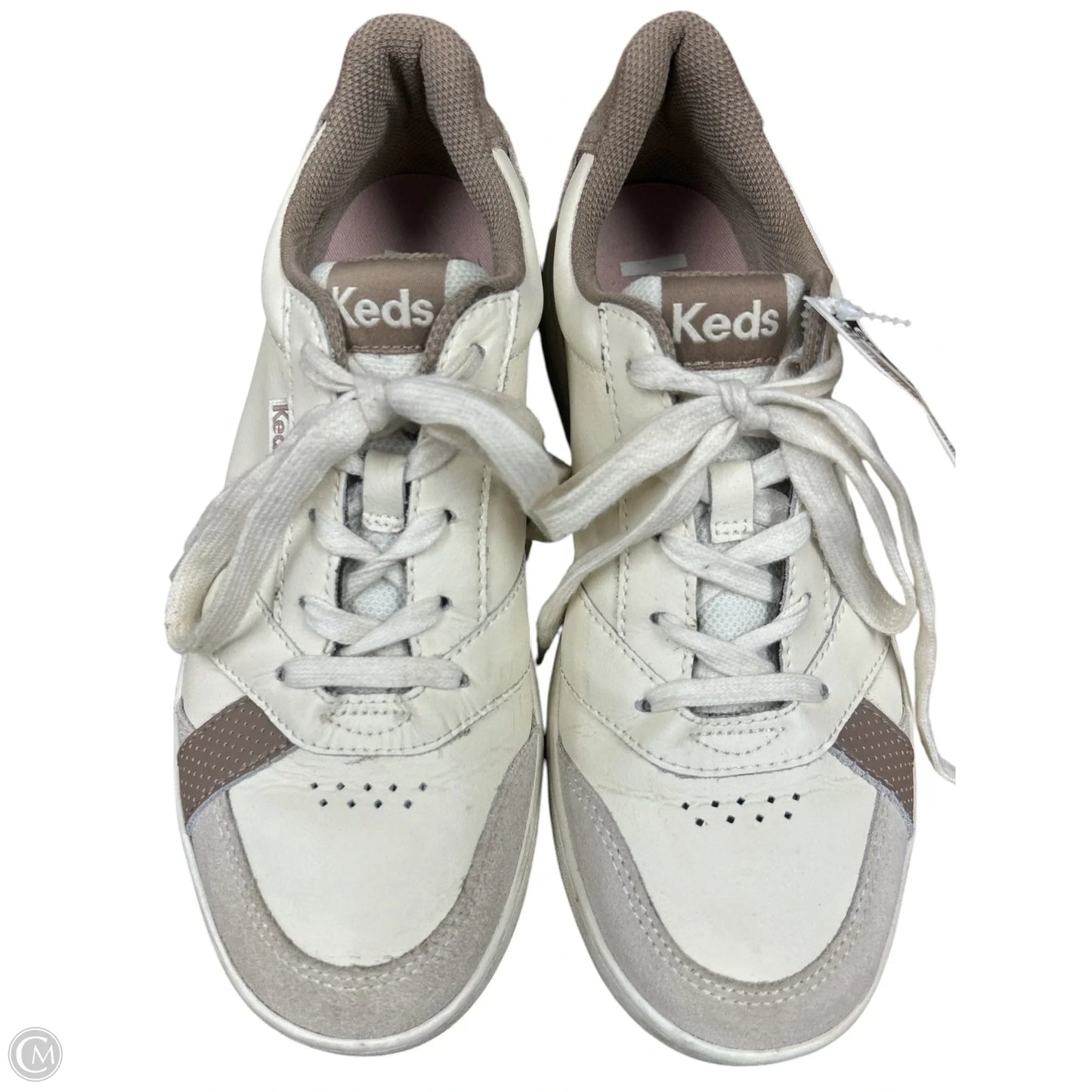 Shoes Sneakers By Keds In Cream, Size: 8