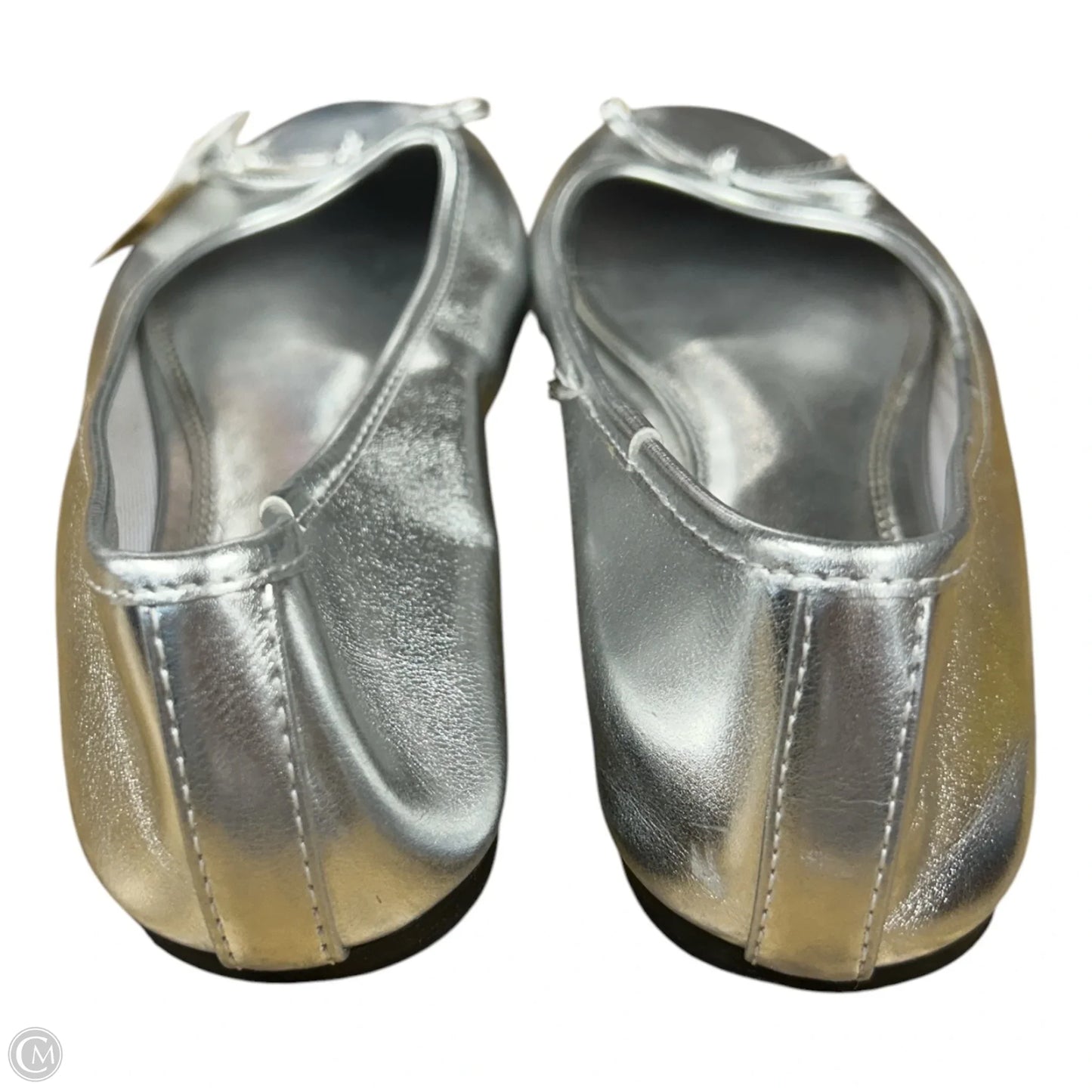 Shoes Flats By H&m In Silver, Size: 8