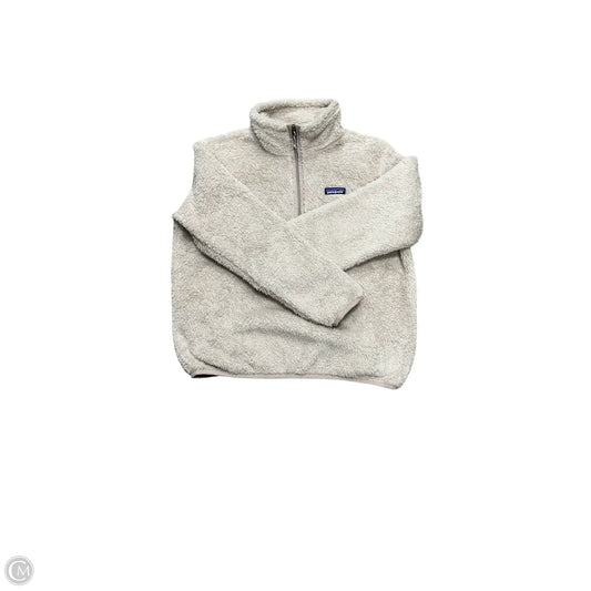 Sweatshirt Collar By Patagonia In Tan, Size: M