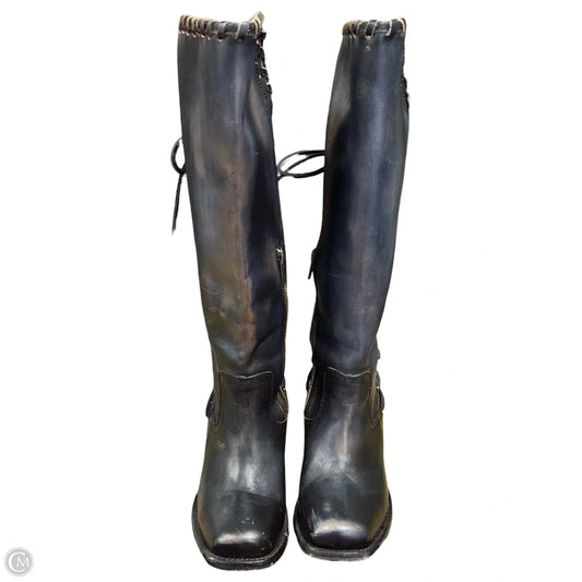 Boots Knee Heels By Freebird In Black, Size: 7