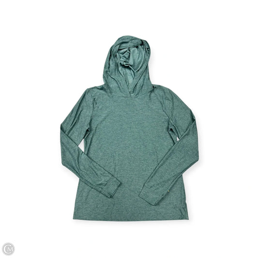Athletic Top Long Sleeve Hoodie By Beyond Yoga In Green, Size: S