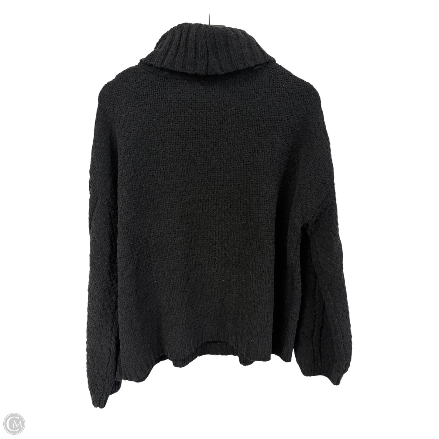 Sweater By Seven 7 In Black, Size: L