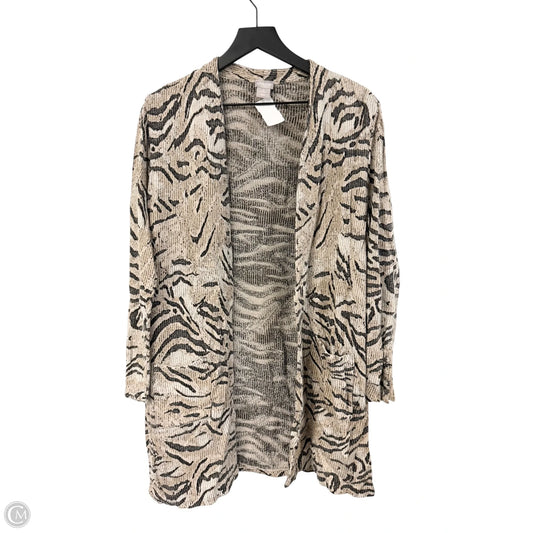 Cardigan By Chicos In Tan, Size: L