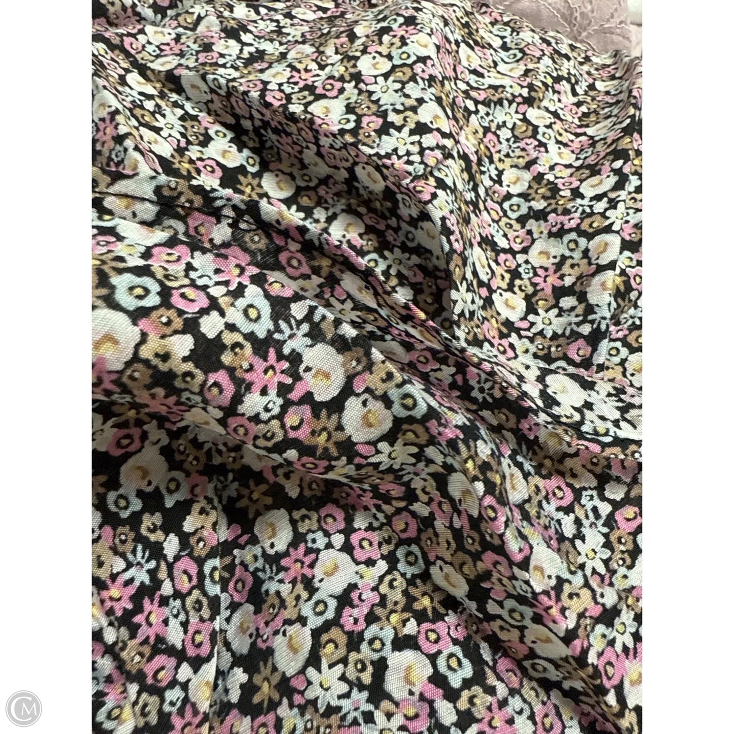 Top Long Sleeve By H&m In Floral Print, Size: Xl