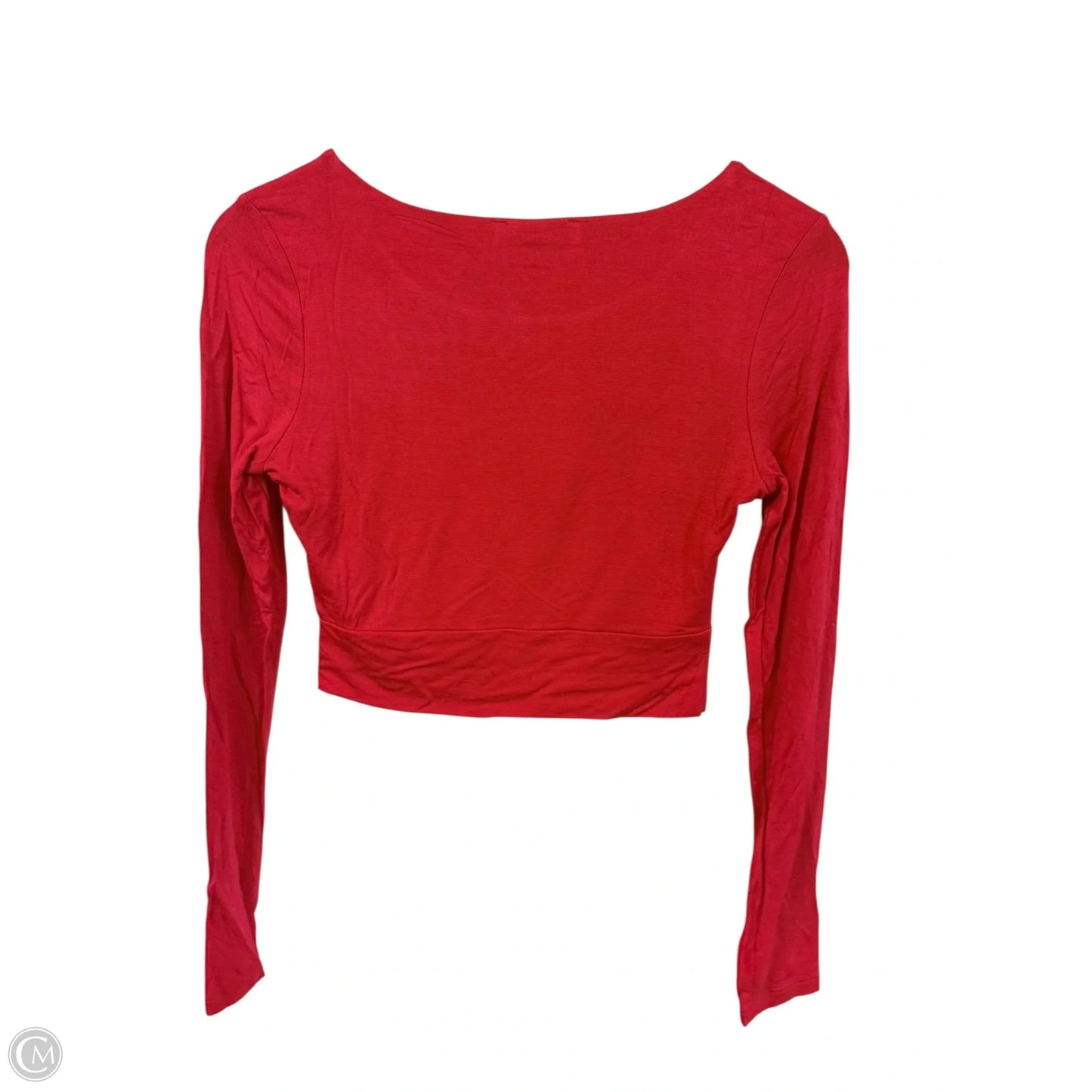 Top Long Sleeve By Zenana Outfitters In Red, Size: S