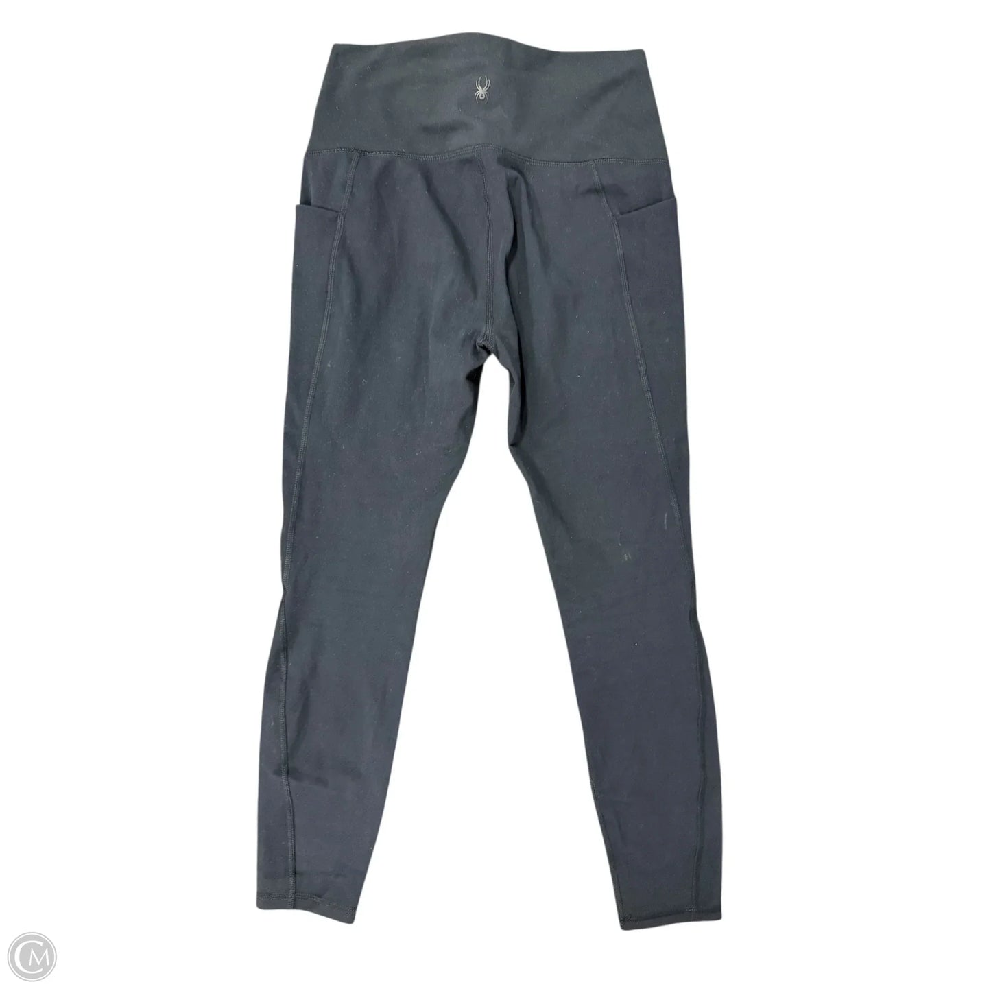 Athletic Leggings By Spyder In Black, Size: S