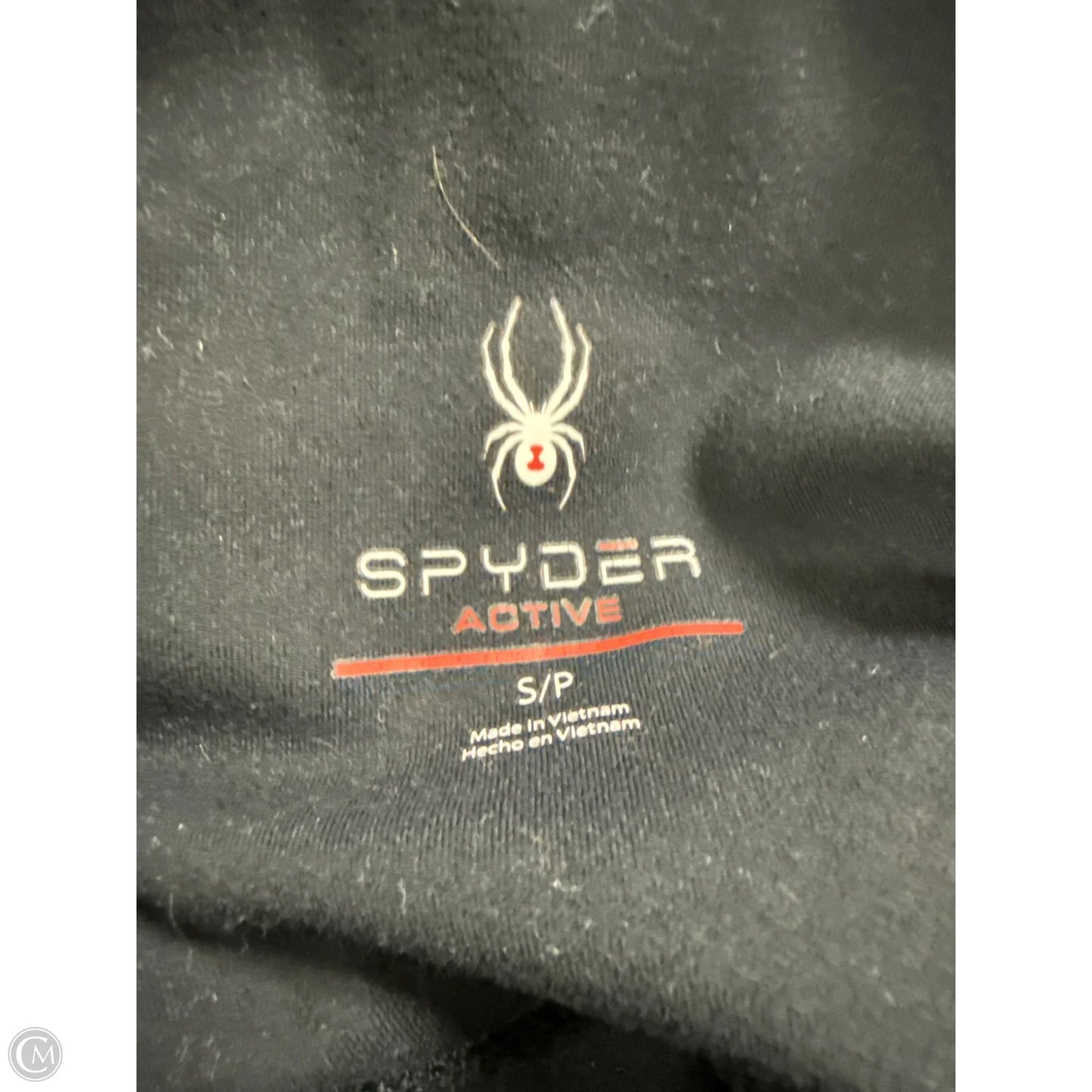 Athletic Leggings By Spyder In Black, Size: S