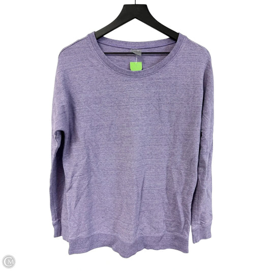 Athletic Sweatshirt Crewneck By Calia In Purple, Size: S