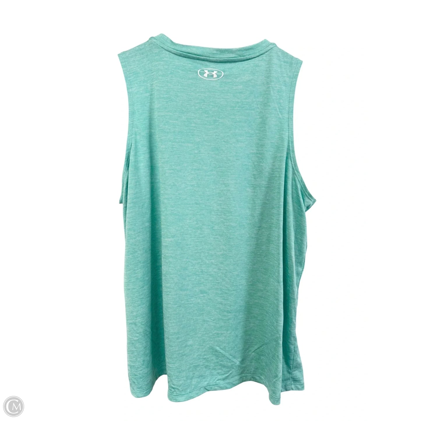 Athletic Tank Top By Under Armour In Aqua, Size: L