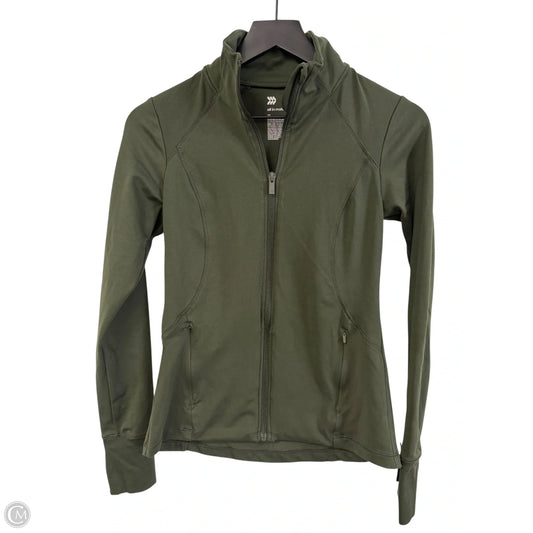 Athletic Top Long Sleeve Collar By All In Motion In Green, Size: Xs