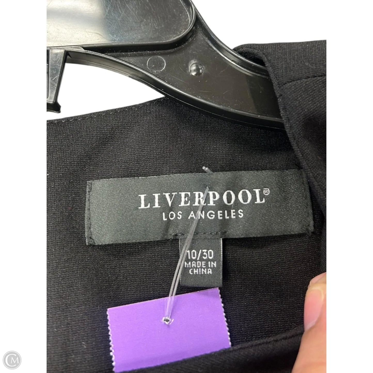 Dress Work By Liverpool In Black, Size: 10