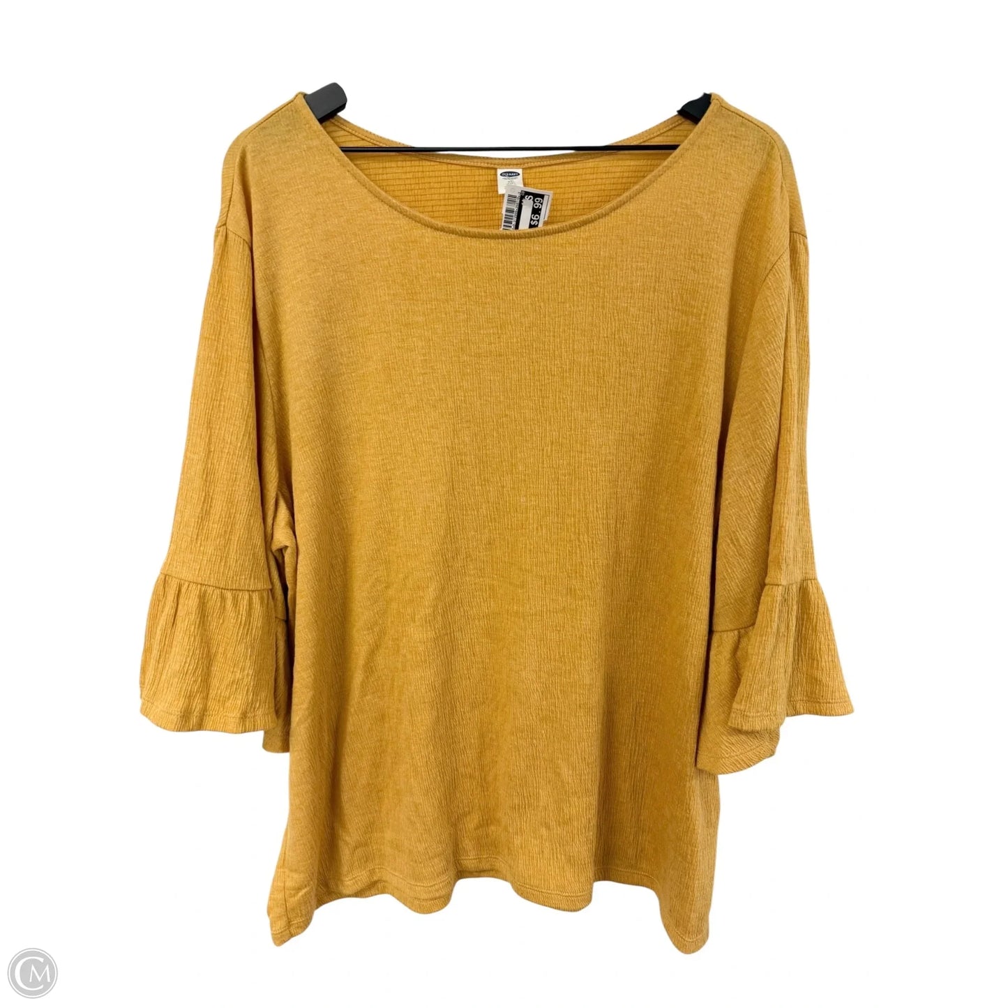 Top Short Sleeve By Old Navy In Yellow, Size: Xl