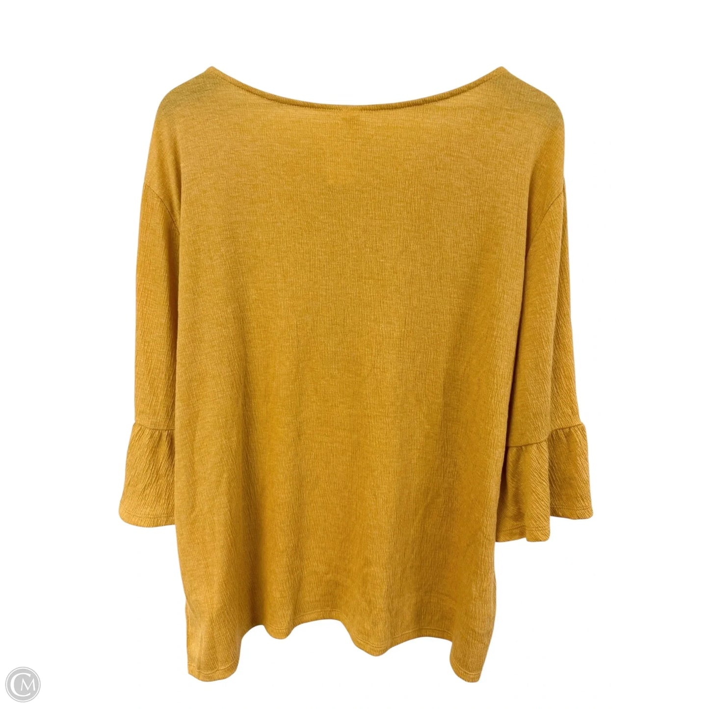 Top Short Sleeve By Old Navy In Yellow, Size: Xl