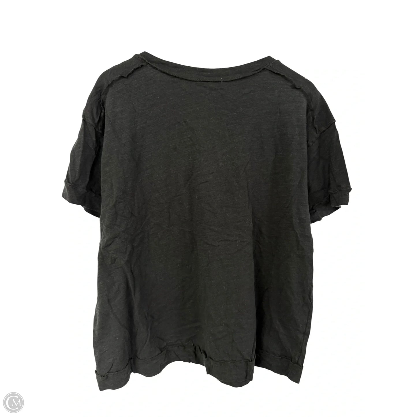 Top Short Sleeve By Andree By Unit In Black, Size: Xl