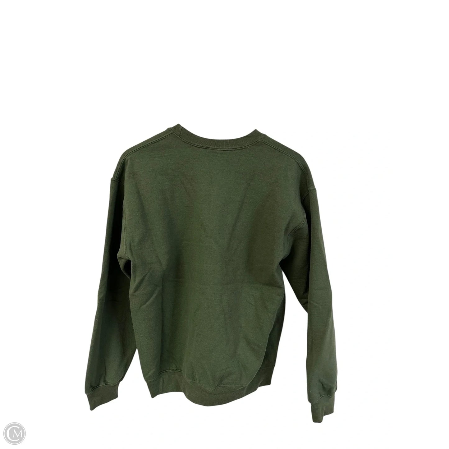Sweatshirt Crewneck By Gildan In Green, Size: M