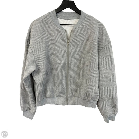 Jacket Shirt By Shein In Grey, Size: Xl